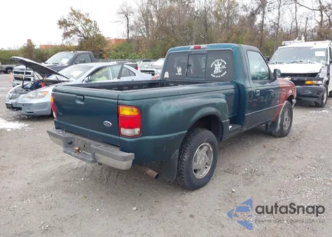 1998 Ford Ranger Splash/Xl/Xlt from USA, damaged, VIN 1FTYR10C6WPA09231